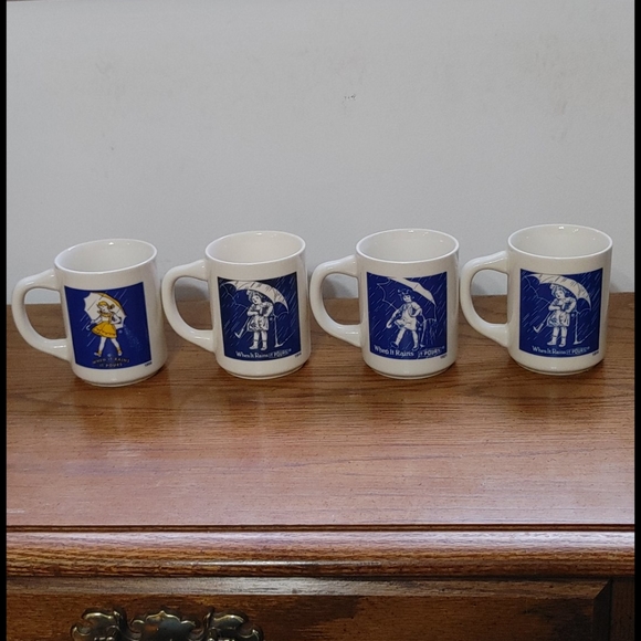 Other - Vintage Morton Salt Coffee Mugs